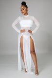 Sexy fashion nightclub high stretch mesh women's dress SMR10482