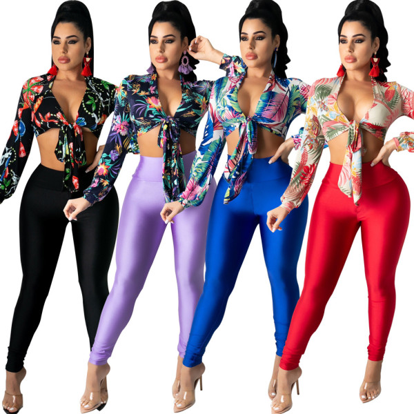 Two sets of sexy fashion digital printed chest straps SMR10283
