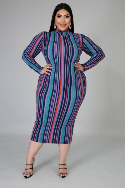 Sexy fashion plus size women's slim dress SMR10603