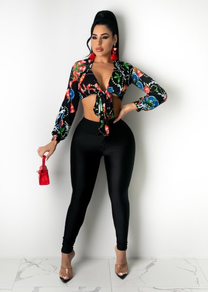 Two sets of sexy fashion digital printed chest straps SMR10283