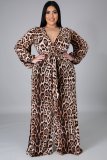 Sexy fashion plus size women's V-neck jumpsuit SMR10604