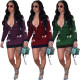 Sexy fashion printed dress in autumn and winter Y71117