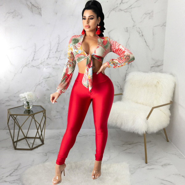 Two sets of sexy fashion digital printed chest straps SMR10283