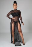 Sexy fashion nightclub high stretch mesh women's dress SMR10482