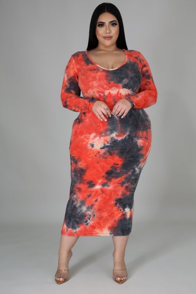 Sexy fashion plus size women's slim dress SMR10605