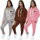 Embroidered fashion sweatpants suit (with hat) Y71126
