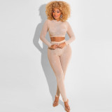 Sexy Slim Hot Rhinestone Hot Two Piece Set UK2239