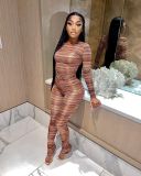 Women's autumn two-piece women's milk silk suit FFD1139