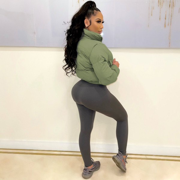 2021 autumn and winter hot style ladies padded jacket short ladies padded jacket jacket G0431