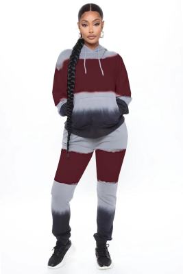 Sweater positioning gradient autumn and winter fashion casual suit DY1101