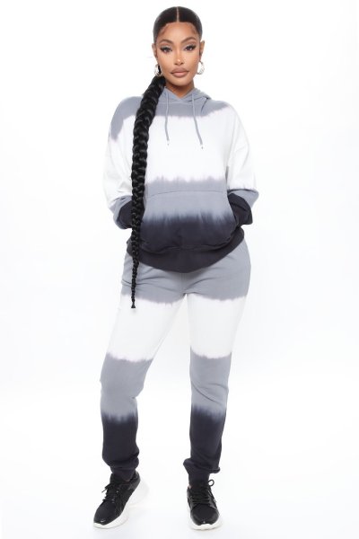 Sweater positioning gradient autumn and winter fashion casual suit DY1101