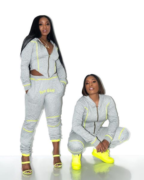 Hooded cardigan casual fashion sports two-piece suit LS6373