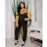 Velvet two-piece suit 6505