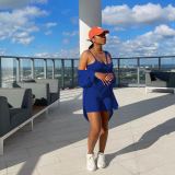 New casual suit three-piece shorts suit fashion sports suit F88398