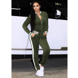 Velvet two-piece suit 6506