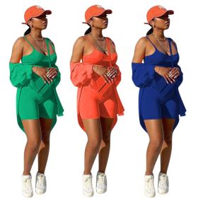 New casual suit three-piece shorts suit fashion sports suit F88398