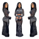 Women's ball gown evening dress elegant sexy hot diamond skirt suit women S390227