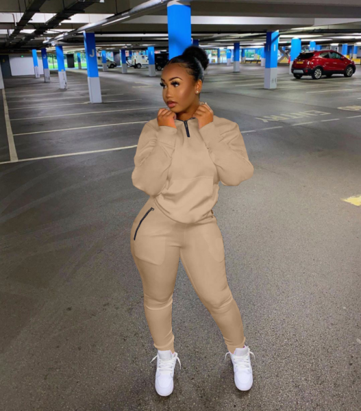 Two-piece trousers suit R6445
