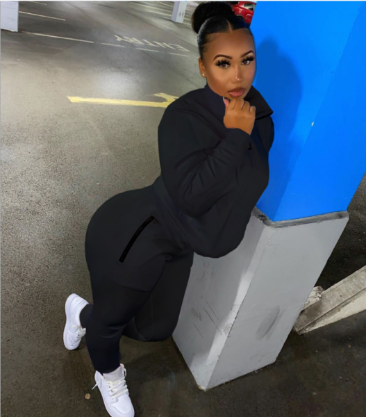 Two-piece trousers suit R6445