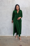 Korean cashmere two-piece long cardigan Amazon independent station new button trousers two-piece suit Y81345