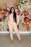 Winter sweater warm solid color halter hoodie suit CM2166