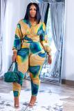 Women's Fashion Printed Feet Jumpsuit OMM1287