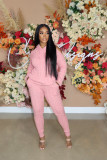 Winter sweater warm solid color halter hoodie suit CM2166