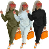 Solid color sweater suit winter suit LL6339