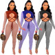 Sexy hit color cutout tie jumpsuit AC9120