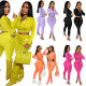 Hooded casual sports trousers fashion casual suit L6033