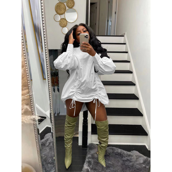 Women's 2021 new product autumn quality loose casual dress D88136