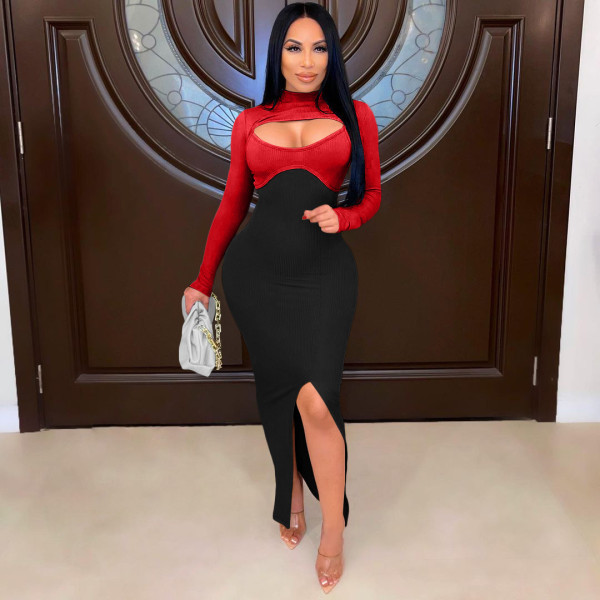 Sexy two-piece dress can be detached to wear YM228