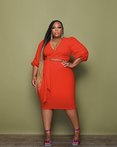 Plus size women's pure color casual sexy two-piece women's clothing Y9092