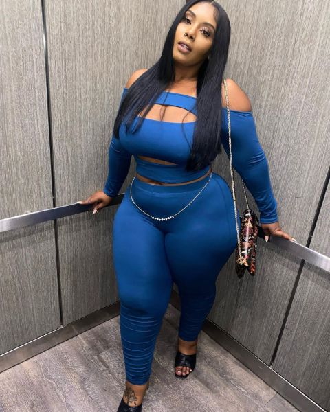 Women's clothing solid color sexy plus size women's two-piece suit TC099