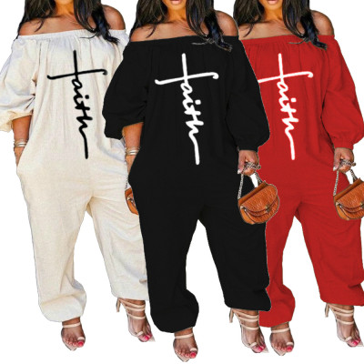 Long sleeve fashion loose pocket jumpsuit with embroidery Y513