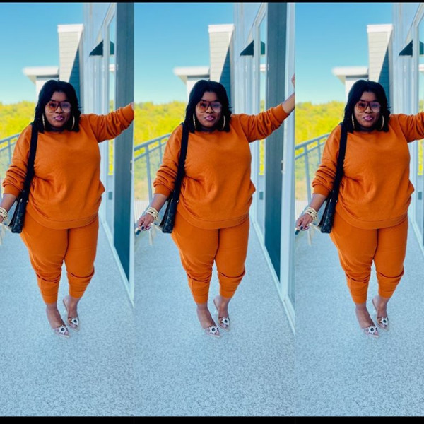 Women's fashion casual two-piece suit F8031
