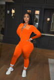 New sexy casual solid color gold velvet jumpsuit YD8547