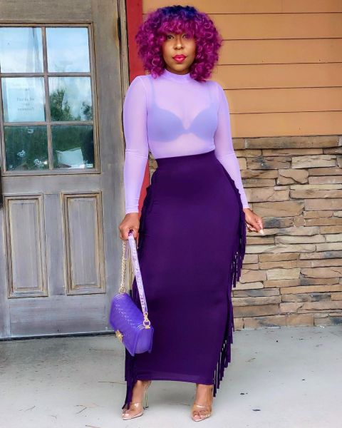New fashion see-through mesh top and skirt two-piece suit YD8540