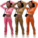 New fashion velvet leisure two-piece suit FE187
