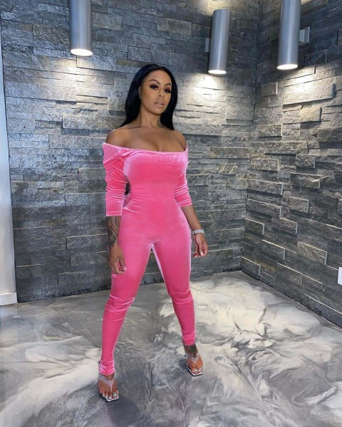 New style velvet one-shoulder sexy casual jumpsuit YD8536 