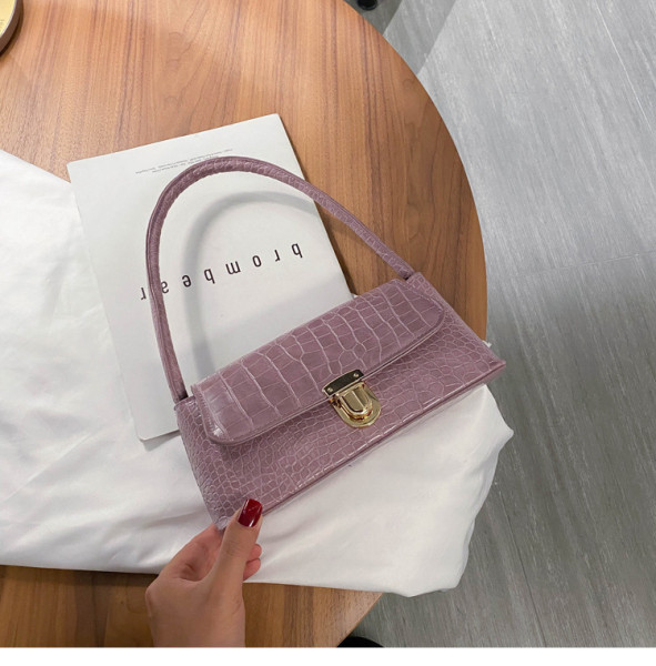2021 autumn net red fashion new trend Korean fashion stone pattern portable shoulder bag underarm bag