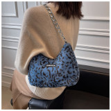 Autumn/winter 2021 new wave furry bag women fashion plush one shoulder small bag casual simple western style female bag