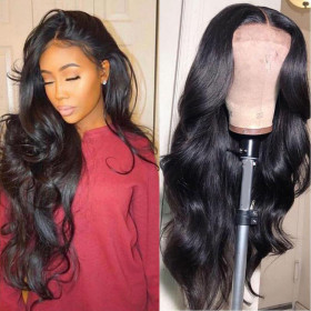 Wig female long curly hair big wavy mid-point dyed chemical fiber headgear
