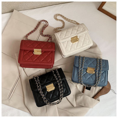 Small bag female bag 2021 net celebrity new trendy fashion rhombus chain bag net celebrity ins single shoulder messenger bag