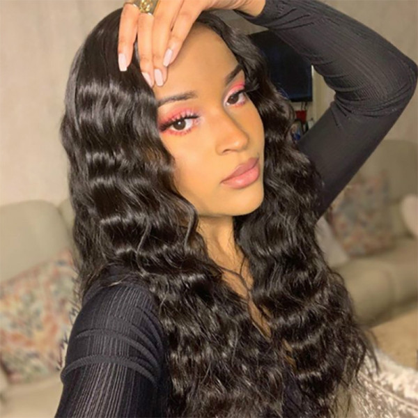 Wig female african small curly hair fashion middle point long curly hair corn perm chemical fiber wig headgear