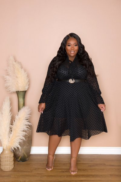New sexy women's polka dot dress + two-piece dress with suspenders