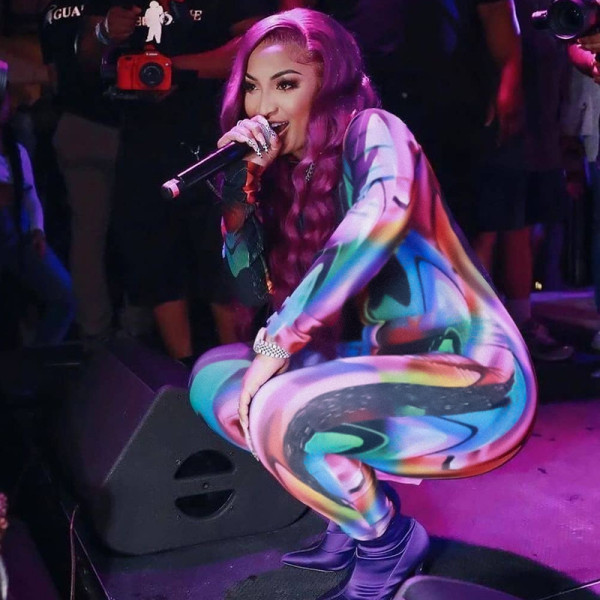 Women's 2021 autumn new color tie-dye round neck long-sleeved sexy trousers jumpsuit