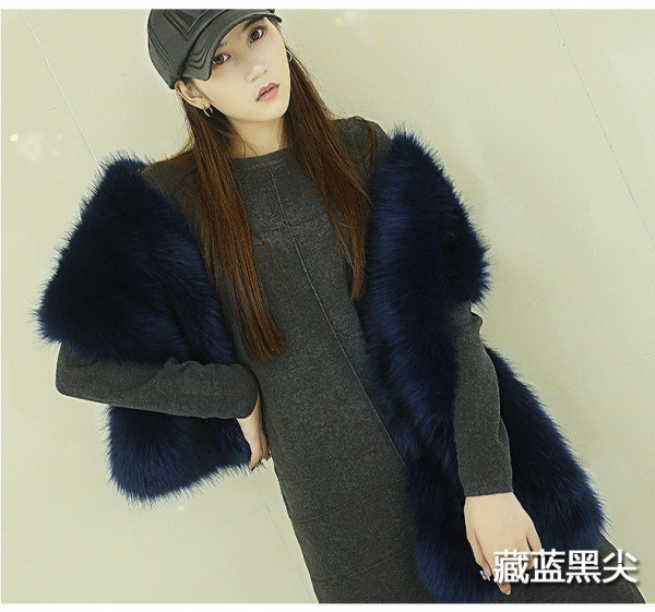 Fur collar shawl faux fur fox fur shawl female stage dinner dress cloak scarf scarf fake collar