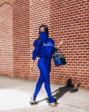 Women's fall/winter new style sweater two-piece set + face mask