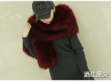 Fur collar shawl faux fur fox fur shawl female stage dinner dress cloak scarf scarf fake collar